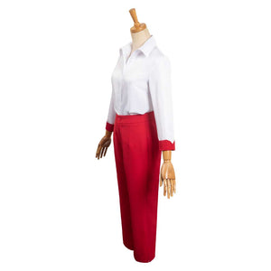 Barbie Film Margot Robbie Damen Cosplay rotes Kostüm Sets Halloween Karneval Outfits