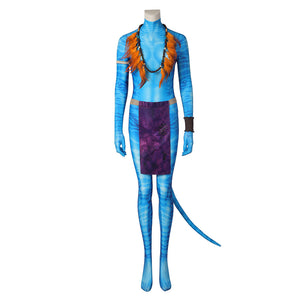 Avatar: The Way of Water Neytiri Jumpsuit Cosplay Halloween Karneval Outfits