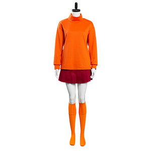 Scooby-Doo Velma Dinkley Cosplay Halloween Karneval Kostüm