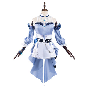 Genshin Impact Qin Cosplay Kostüm Halloween Karneval Outfits