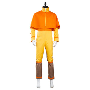 Avatar Aang Jumpsuit Avatar Der Herr der Elemente Aang Cosplay Halloween Karneval Kostüm