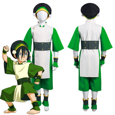 Kinder Avatar Toph Beifong Kostüm The Last Airbender Der Herr der Elemente Cosplay Kostüm