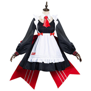 Genshin Impact x KFC Noelle Dienstmädchen Kleid Cosplay Halloween Karneval Kostüm