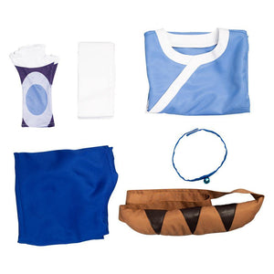 Avatar: the last Airbender Katara Der Herr der Elemente Cosplay Kostüm Halloween Karneval Kostüm - cosplaycartde