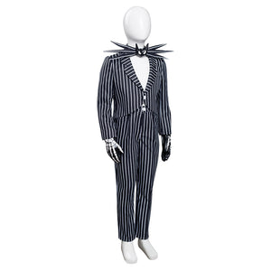 Kinder The Nightmare Before Christmas Jack Skellington Cosplay Kostüme Uniform Halloween Karneval Anzug