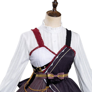 Kazuhha Genshin Impact Cosplay Kostüm Lolita Outfits Halloween Karneval Kleid