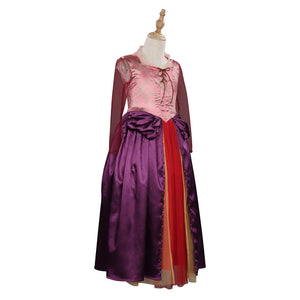 Kinder Sarah Sanderson Hocus Pocus Cosplay Mädchen Halloween Karneval Kleid