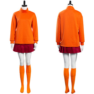 Scooby-Doo Velma Dinkley Cosplay Halloween Karneval Kostüm