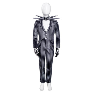 Kinder The Nightmare Before Christmas Jack Skellington Cosplay Kostüme Uniform Halloween Karneval Anzug