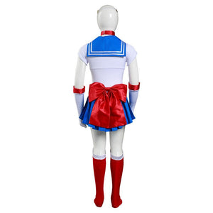 Sailor Moon Kinder Tsukino Usagi/Sailor Jupiter/Sailor Mars Kostüm Mädchen Halloween Karneval Kostüm - cosplaycartde