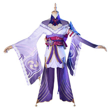 Laden Sie das Bild in den Galerie-Viewer, Genshin Impact Baal Raiden Shogun Cosplay Kostüme Outfits Halloween Karneval Kleid