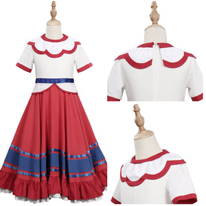 Kinder Encanto Filimo Cosplay Kostüm Outfits Halloween Karneval Kleid