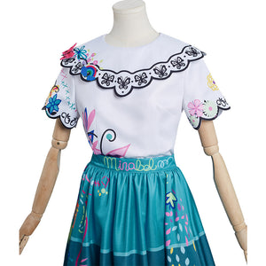 Encanto Mirabel Kleid Cosplay Kostüme Halloween Karneval Outfits