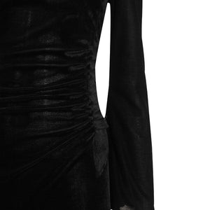 Wednesday Morticia Addams Cosplay Kostüm Outfits Halloween Karneval Kleid