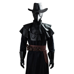 Steampunk Plague Doctor Gotik  Kostüm Pest Doktor Pestartz Mantel Cosplay Halloween Kostüm Version B