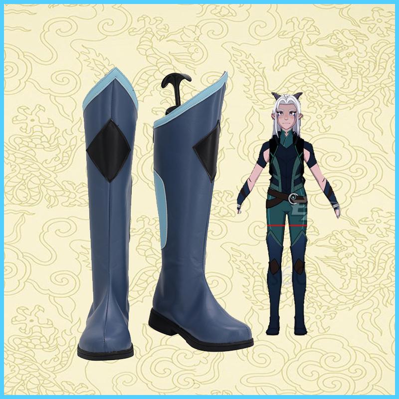 The Dragon Prince Rayla Schuhe Der Prinz der Drachen Rayla Cosplay Schuhe