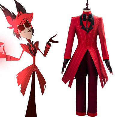 ALASTOR Hazbin Hotel Angel ALASTOR Kostüm Cosplay Kostüm Set