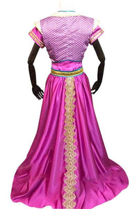 Aladdin 2019 Prinzessin Jasmin Kleid Cosplay Kostüm Delux