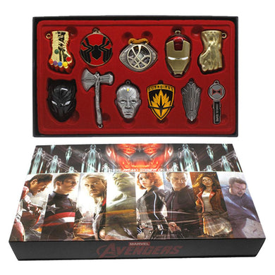 Avengers 3 Infinity War Pin Set Anhänger 11 Stücke Schlüsselanhänger