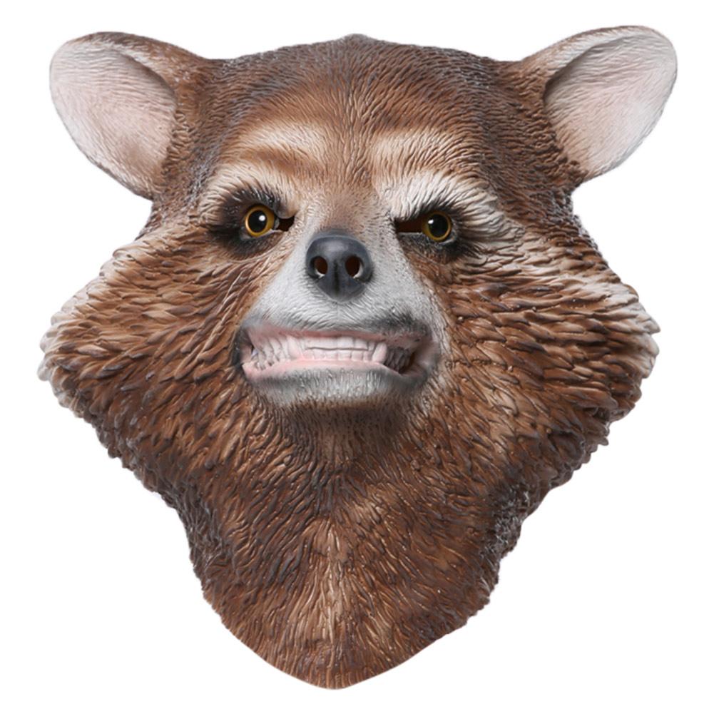 Avengers 4: Endgame Rocket Racoon Maske Latex Rocket Racoon Maske Cosplay Kopfbedeckung