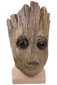 Avengers Infinity War Groot Latex Cosplay Maske für Halloween Karnival Mottoparty