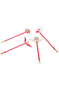 Cardcaptor Sakura: Clear Card Sakura Schlüsselanhänger Anstecknadel Cosplay Requisite