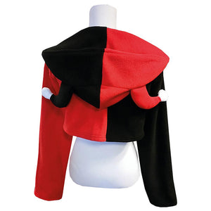 DC Comics Suicide Squad Harley Quinn Cosplay Umhang Jacke Top