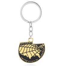 Laden Sie das Bild in den Galerie-Viewer, Death Stranding Necklace Schlüsselanhänger Halskette American Map Keychains Halskette