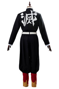 Demon Slayer Kimetsu no Yaiba Kyojuro Rengoku Kostüm Cosplay Kostüm Set
