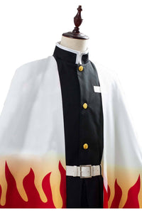 Demon Slayer Kimetsu no Yaiba Kyojuro Rengoku Kostüm Cosplay Kostüm Set