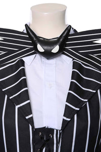 Der Albtraum vor Weihnachten The Nightmare Before Christmas Jack Skellington Damen Kleid Cosplay Kostüm für Damen