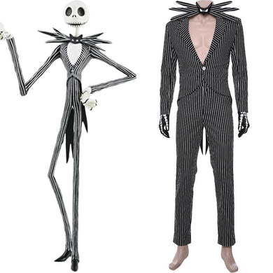 Der Albtraum vor Weihnachten The Nightmare Before Christmas Jack Skellington Kostüm Cosplay Kostüm Weihnachtskleid