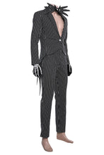 Laden Sie das Bild in den Galerie-Viewer, Der Albtraum vor Weihnachten The Nightmare Before Christmas Jack Skellington Kostüm Cosplay Kostüm Weihnachtskleid