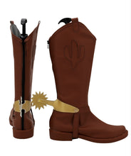 Laden Sie das Bild in den Galerie-Viewer, Disney Toy Story Cowboy-Sheriff Woody CosplaySchuhe Stiefel