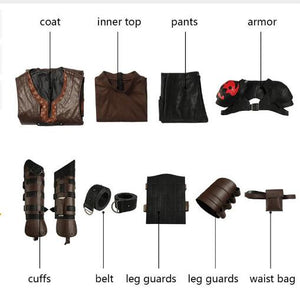 Drachenzähmen leicht gemacht 3 : Die geheime Welt Hicks der Hühne Cosplay Kostüm