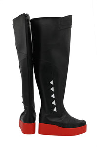 FF14 Y'shtola Rhul Stiefel Cosplay Schuhe Schwarz