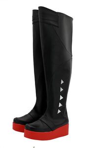 FF14 Y'shtola Rhul Stiefel Cosplay Schuhe Schwarz