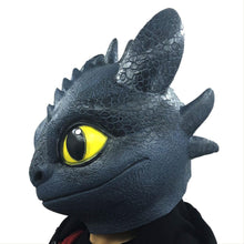 Laden Sie das Bild in den Galerie-Viewer, Film 2019 Drachenzähmen leicht gemacht 3 Die geheime Welt Toothless Latex Party Cosplay Maske