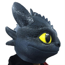 Laden Sie das Bild in den Galerie-Viewer, Film 2019 Drachenzähmen leicht gemacht 3 Die geheime Welt Toothless Latex Party Cosplay Maske