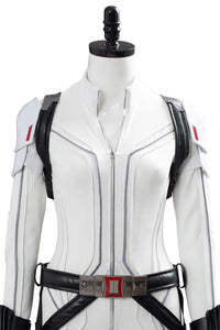 Film Black Widow Suit Jumpsuit Cosplay Kostüm Weiß Version