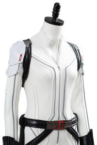 Film Black Widow Suit Jumpsuit Cosplay Kostüm Weiß Version