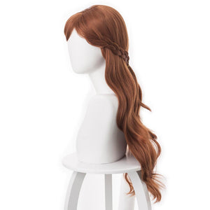 Frozen Die Eiskönigin 2 Völlig unverfroren Anna Perücke Cosplay Perücke