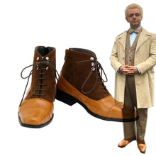 Laden Sie das Bild in den Galerie-Viewer, Good Omens Ein Engel und ein Dämon Engel Erziraphael Aziraphale Schuhe Cosplay Schuhe