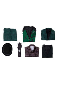 Gotham - Staffel 5 Riddler Edward Nygma Cosplay Kostüm Grün Set
