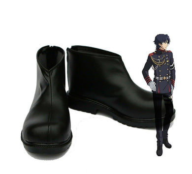 Guren Ichinose Seraph of the End Stiefel Cosplay Schuhe Schwarz