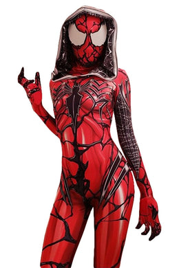 Gwen Spider Dye Gwen Stacy Red Venom Gwen Carnage Symbiote Spiderman Cosplay Kostüm