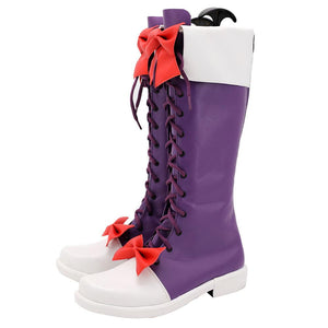 High-Rise Invasion Maid-fuku Kamen Dienstmädchen Stiefel Cosplay Schuhe