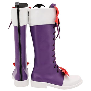 High-Rise Invasion Maid-fuku Kamen Dienstmädchen Stiefel Cosplay Schuhe