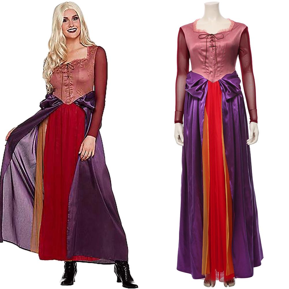 Hocus Pocus Sarah Sanderson Cosplay Kostüm Kleid Erwachsene