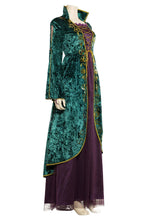 Laden Sie das Bild in den Galerie-Viewer, Hocus Pocus Winifred Sanderson Horror Film Cosplay Kostüm Mittelalter Kostüm